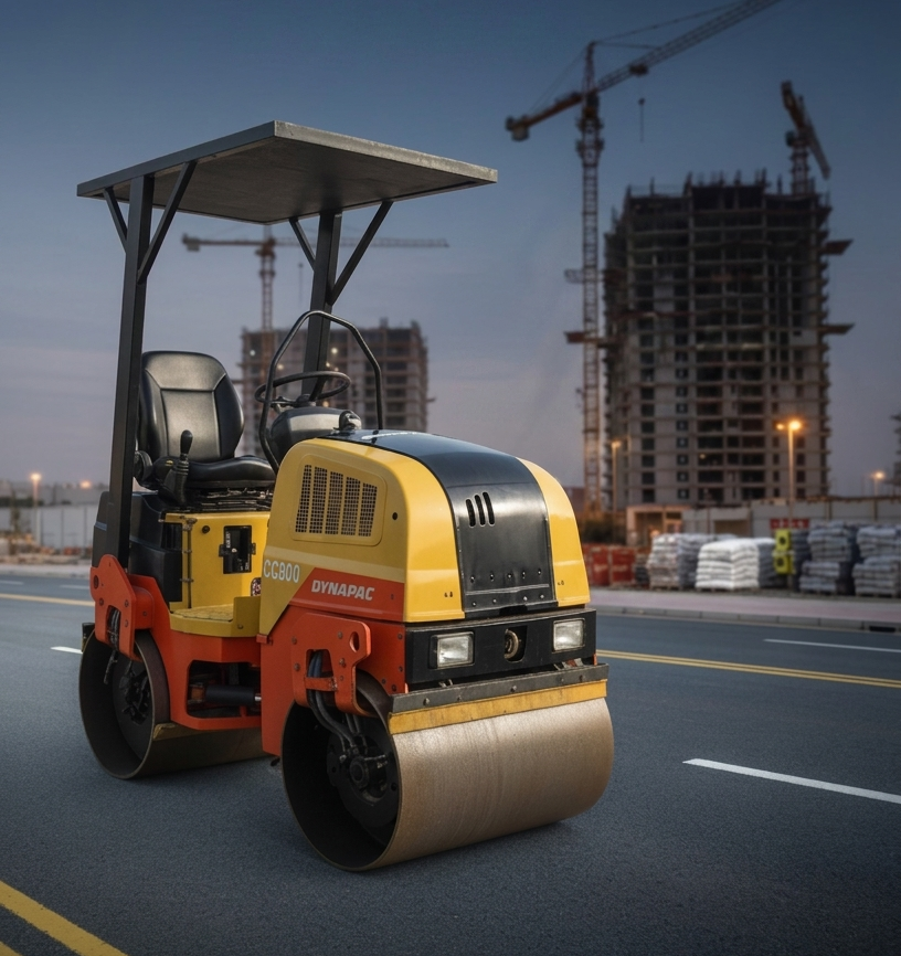 Dynapac CC800 3-ton compact tandem road roller
