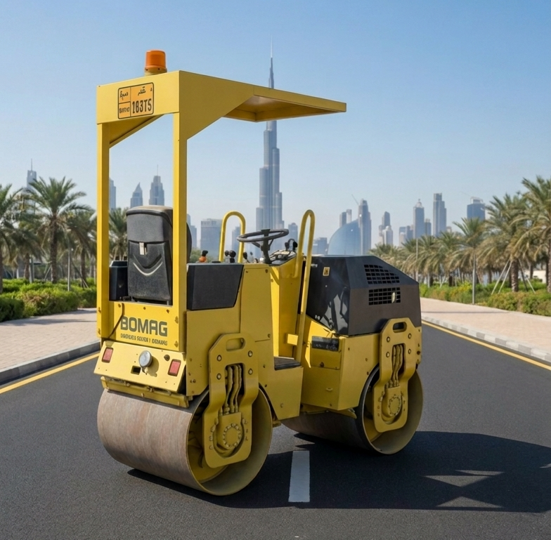 BOMAG light tandem roller for asphalt compaction